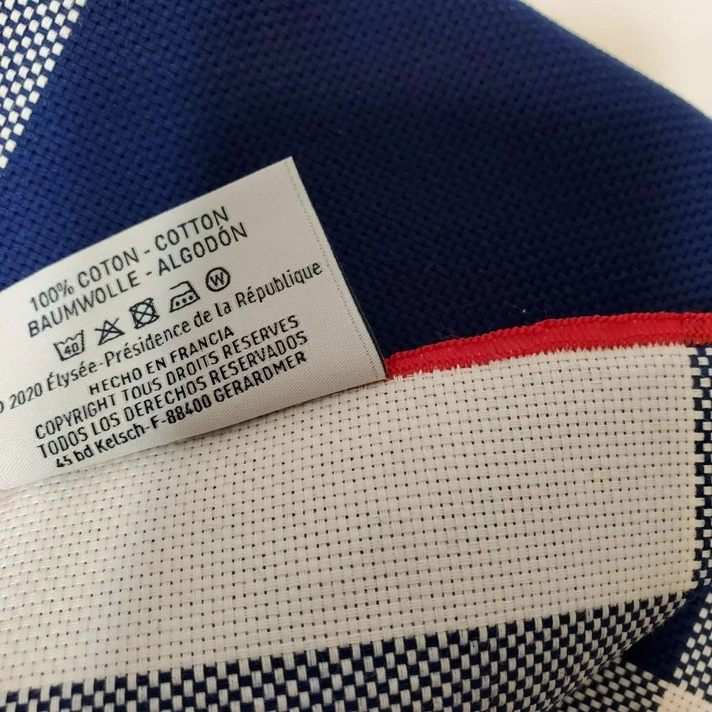 Le Jacquard Francais Placemats, set of 4, Red White and Blue, July 4th, NWOT